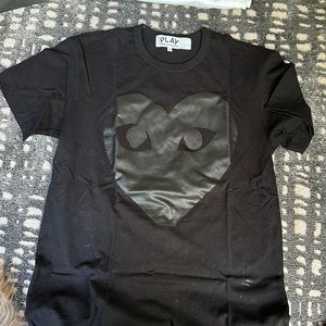 Comme des garçons tshirt. Barely worn. Perfect. Black on black